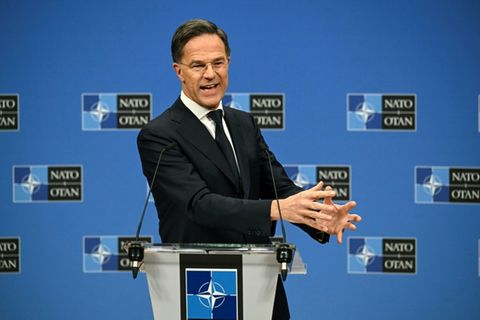 Rutte am Dienstag in Brüssel