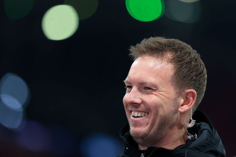 Julian Nagelsmann freut sich auf die WM-Auslosung. (Archivbild) Foto: Jan Woitas/dpa