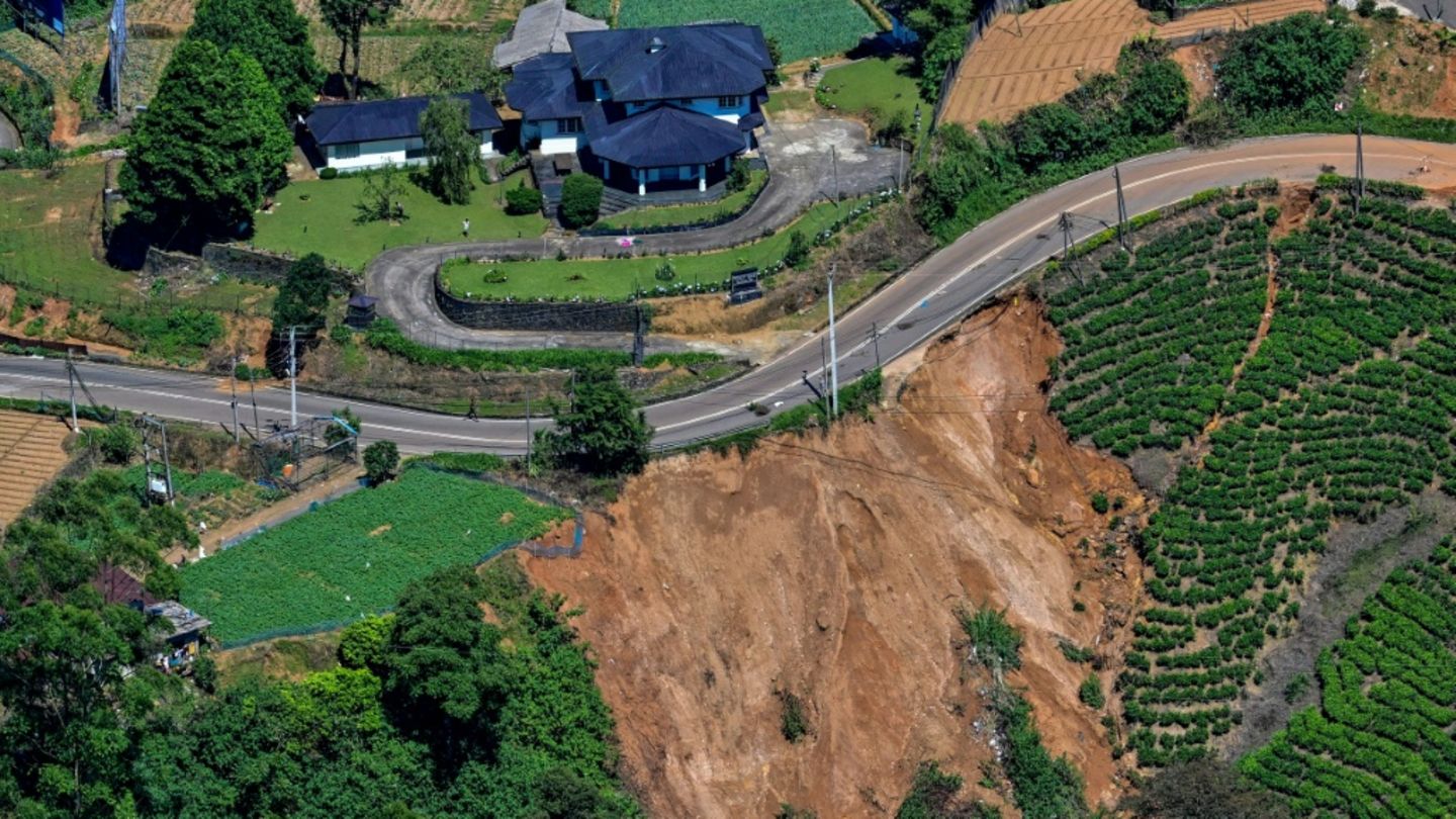 Erdrutsch in Sri Lanka