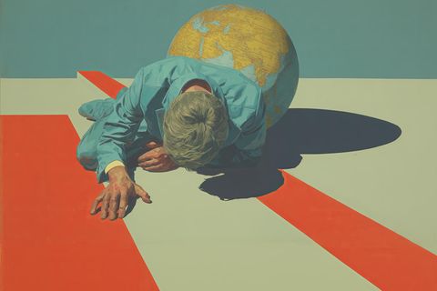 Aufmacherbild für Interview mit Heinz Bude, KI-generiertes Bild