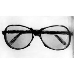 Polizeifoto einer Sonnenbrille