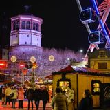 Düsseldorfer Weihnachtsmarkt auf dem Burgplatz