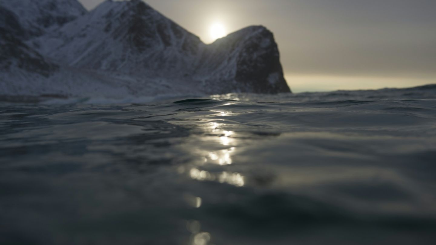 Küste vor Unstad im Norden Norwegens