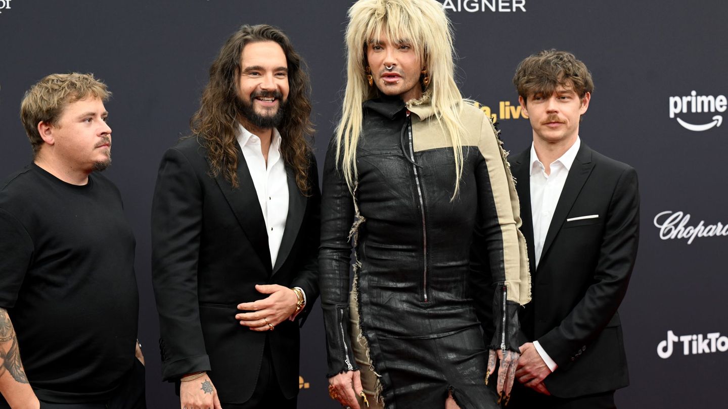 Tokio Hotel werden bei den 26. Radio-Regenbogen-Awards als "Band International 2025" ausgezeichnet. (Archivbild) Foto: Felix Hör