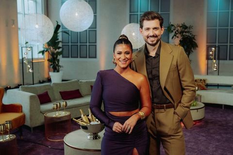 Steffi Brungs und Chris Wackert-Brungs moderierten die erste Staffel von "Love is Blind: Germany" -  auch Staffel zwei wird nu