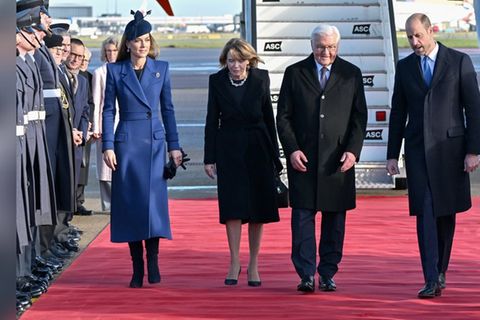 Prinzessin Kate und Prinz William haben Bundespräsident Frank-Walter Steinmeier und seine Ehefrau Elke Büdenbender am Londoner