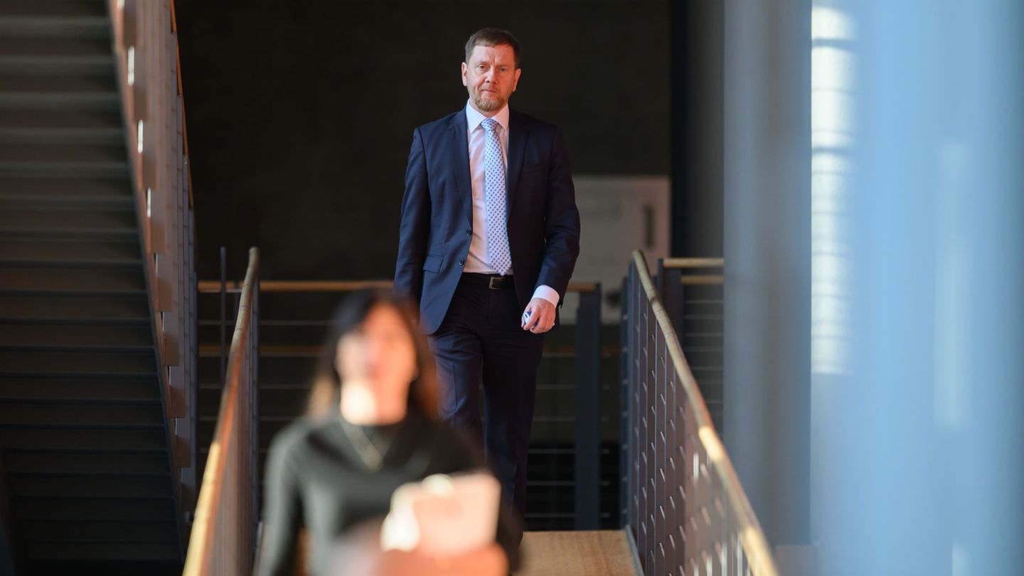 Sachsens Ministerpräsident Kretschmer über die Rentendebatte: "Es war ganz wichtig, dass wir diese Diskussion führen." Foto: Rob