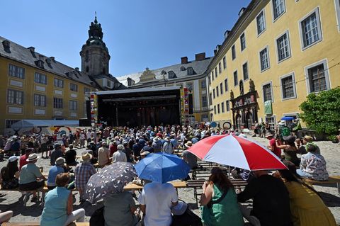 Der Kartenvorverkauf für das Rudolstadt-Festival 2026 beginnt. (Archivbild) Foto: Martin Schutt/dpa