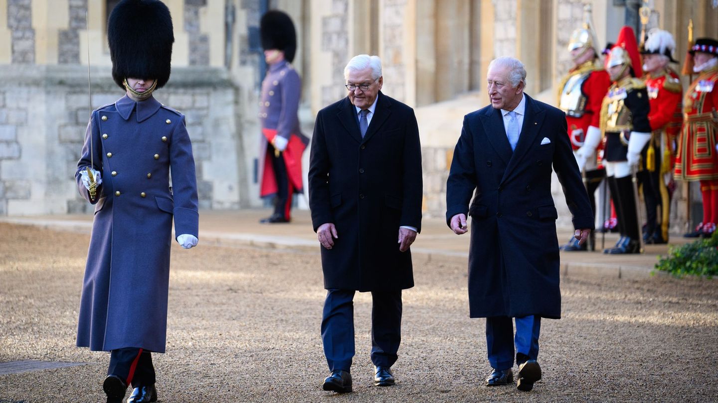 Bei seinem Staatsbesuch in Großbritannien hat Steinmeier auch einen Nussknacker aus dem Erzgebirge im Gepäck. Foto: Bernd von Ju