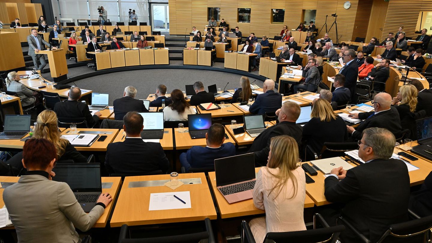 Die Abgeordneten im Thüringer Landtag diskutierten in einer Aktuellen Stunde auch über das Thema häusliche Gewalt. Foto: Martin