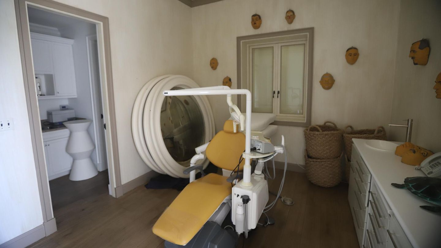 Eine weitere Aufnahme des Zahnarzt-Zimmers