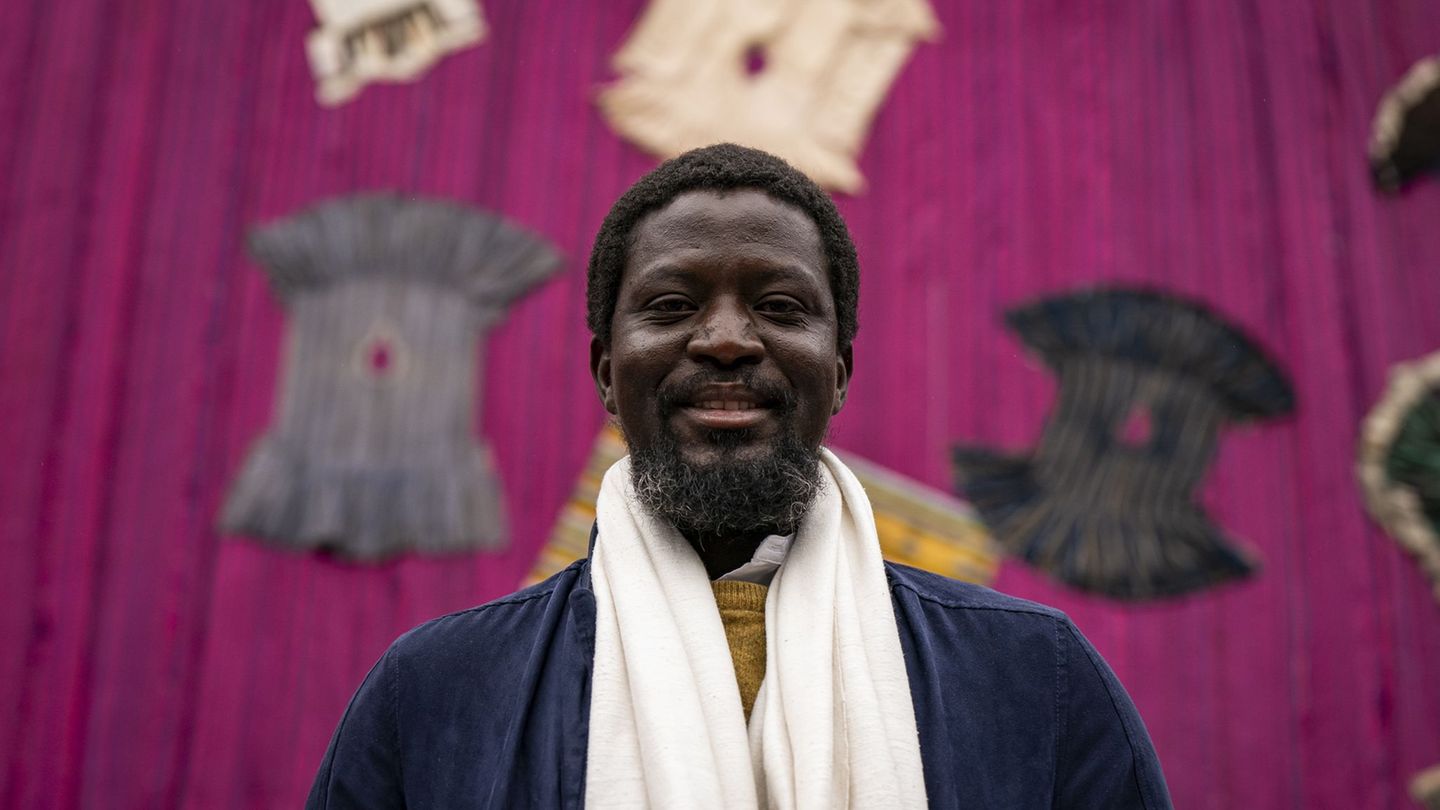 Ibrahim Mahama. Foto: Aaron Chown/PA Wire/dpa