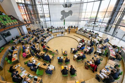 Der Sächsische Landtag kommt am Donnerstag zur letzten Plenarsitzung des Jahres zusammen. Foto: Robert Michael/dpa