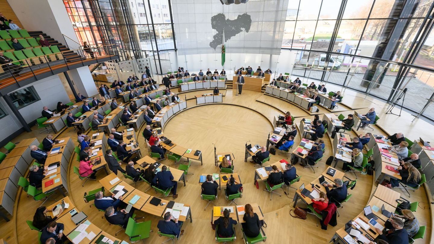 Der Sächsische Landtag kommt am Donnerstag zur letzten Plenarsitzung des Jahres zusammen. Foto: Robert Michael/dpa