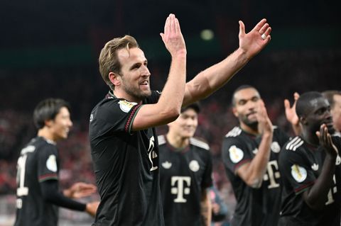 Kane freute sich sehr über den Sieg in Berlin. Foto: Soeren Stache/dpa