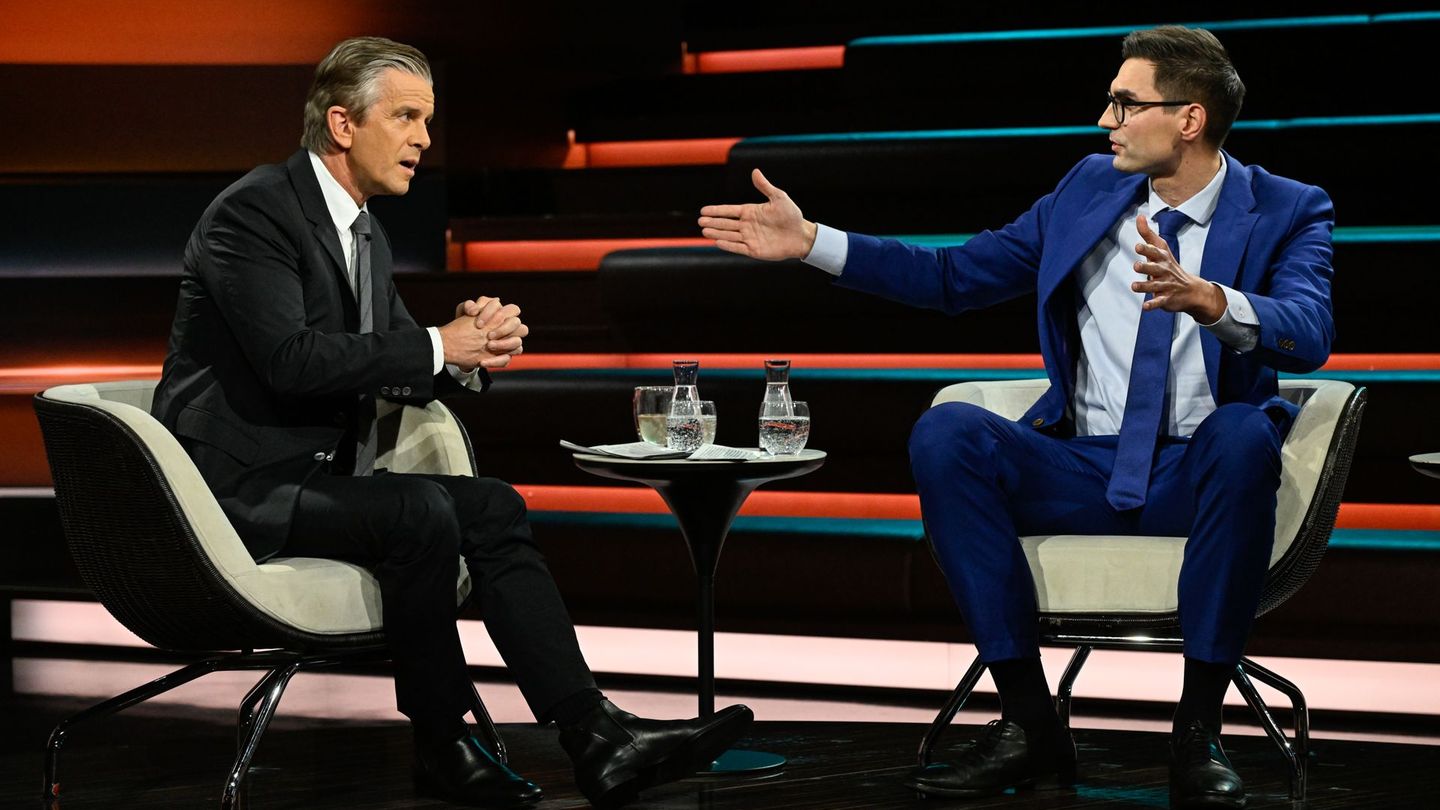 Markus Lanz (links) diskutierte am Mittwochabend mit CDU-Politiker Sepp Müller über das geplante Rentenpaket der Regierung.