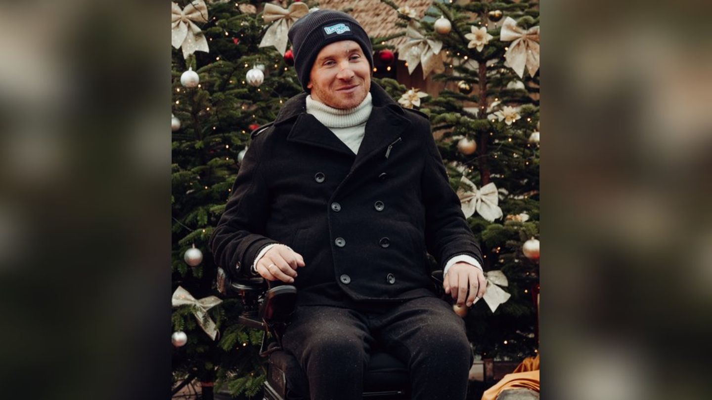 Samuel Koch beim Familienzauber im Bayern-Park am ersten Advents-Wochenende.