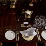 Festlich gedeckte Tafel im Schloss Windsor