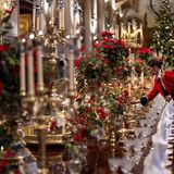 Festliches Bankett für den König und seinen Gast