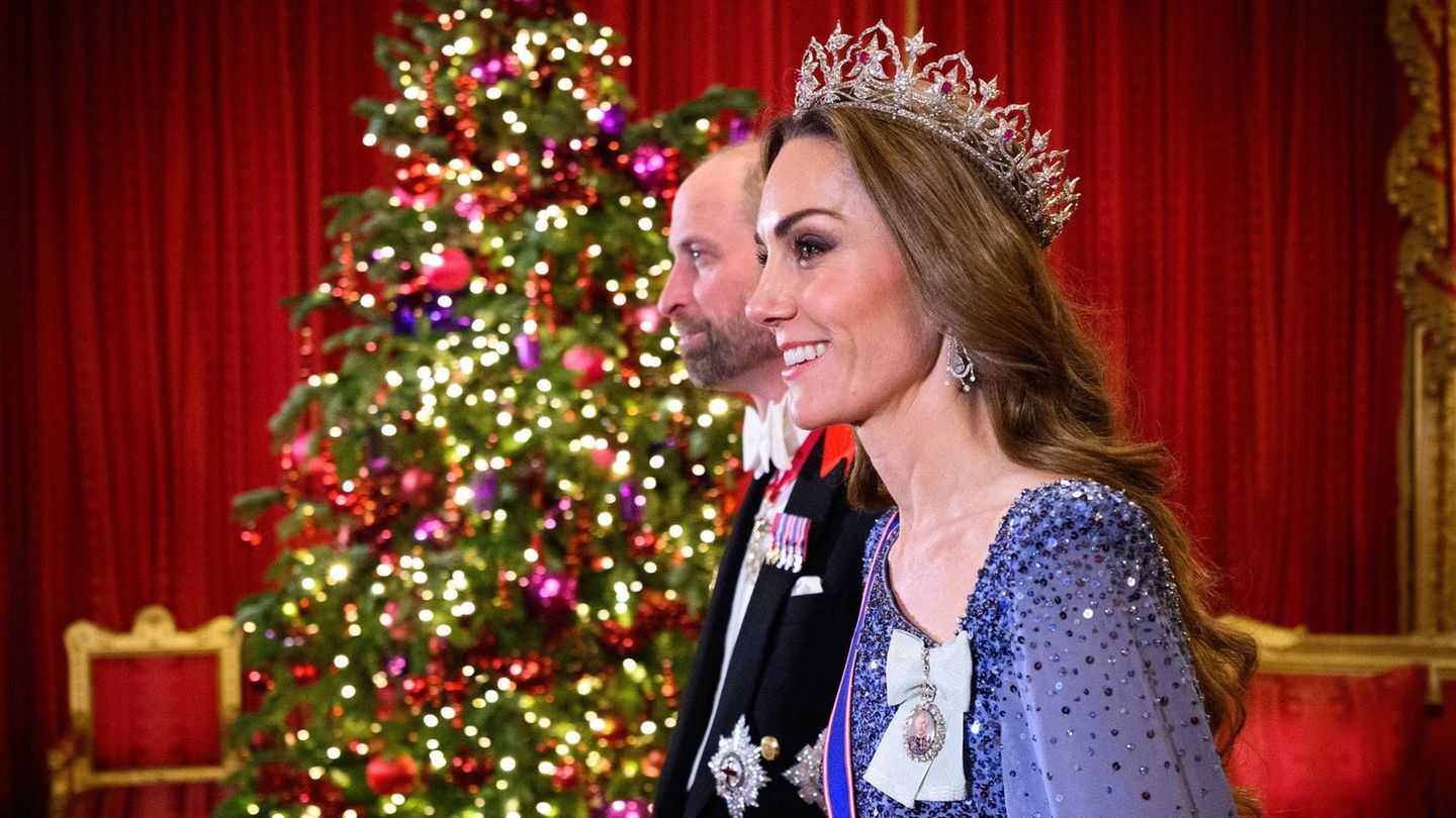 Auch Kate und William waren zugegen. Das britische Prinzenpaar hatte Steinmeier und seine Gattin im Flughafen abgeholt