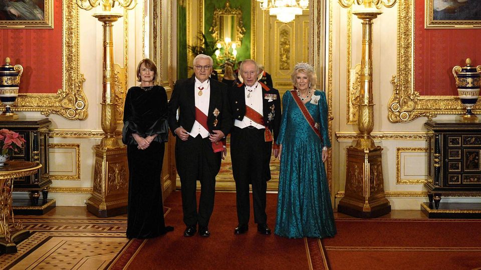 Steinmeier besucht König Charles: Prunkvoller Empfang beim Bankett