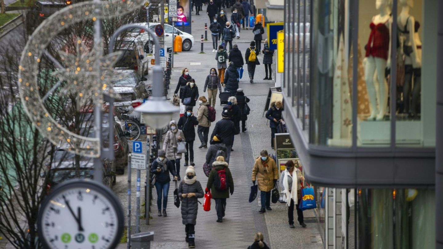 Einkaufsmeile in Berlin