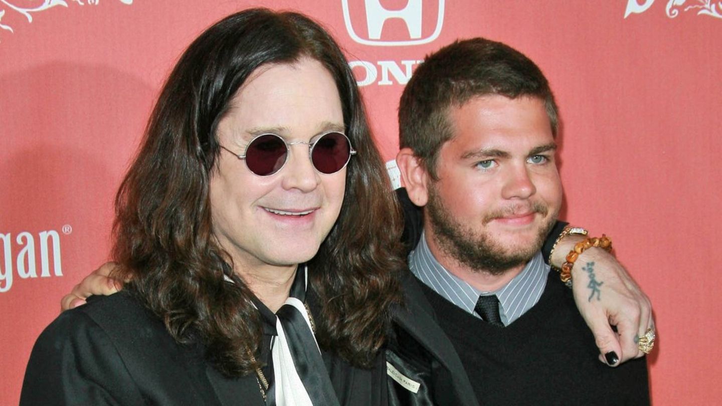 Ozzy Osbourne (l.) und Sohn Jack bei einem Event 2007.