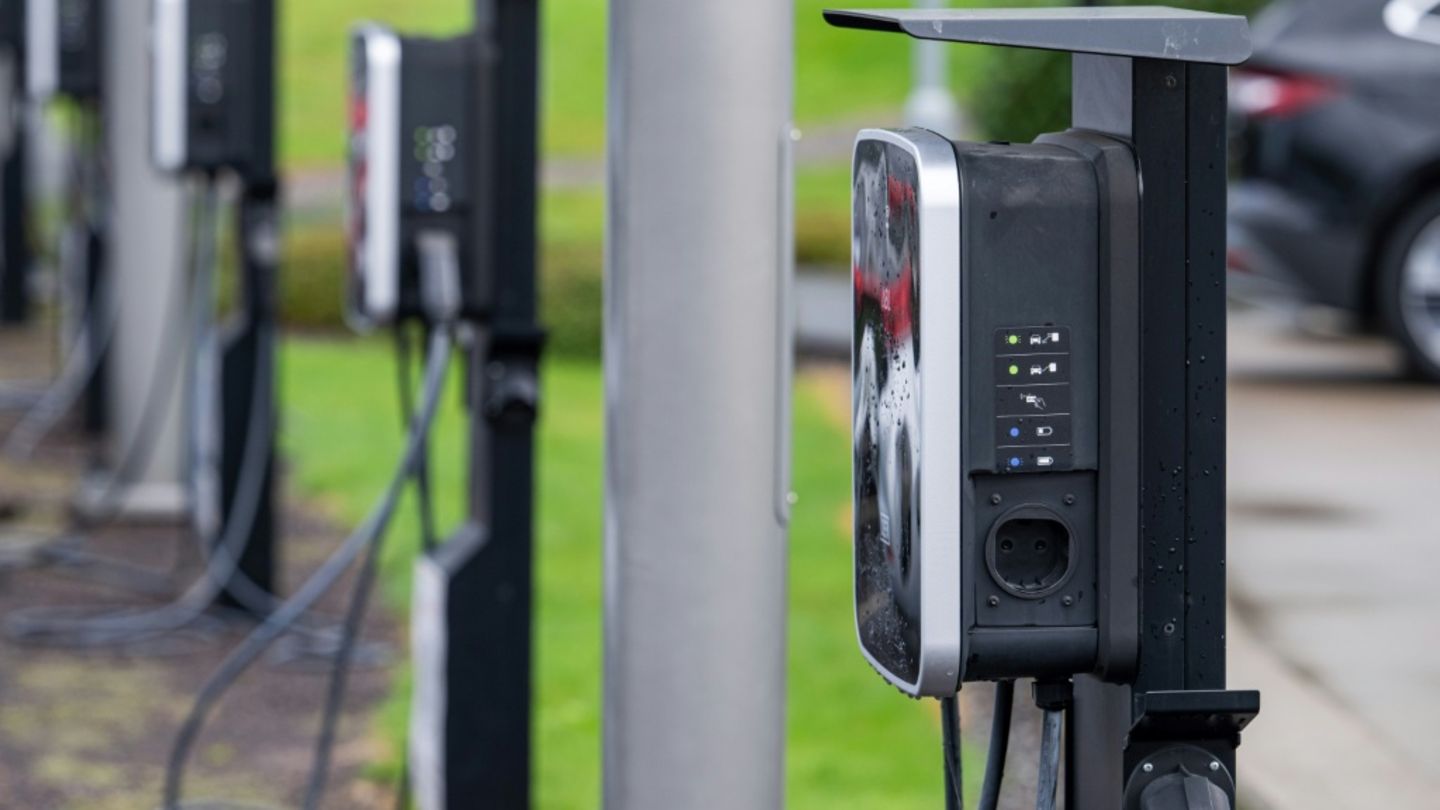 E-Auto-Ladesäule in Oslo