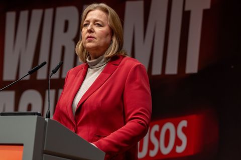 Auf dem Juso-Bundeskongress hatte Bas sich kritisch über die deutschen Arbeitgeber geäußet. (Archivbild) Foto: Harald Tittel/dpa