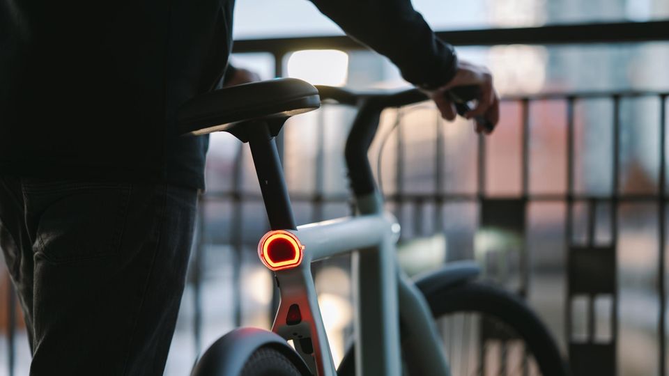 Rückansicht des Vanmoof S6