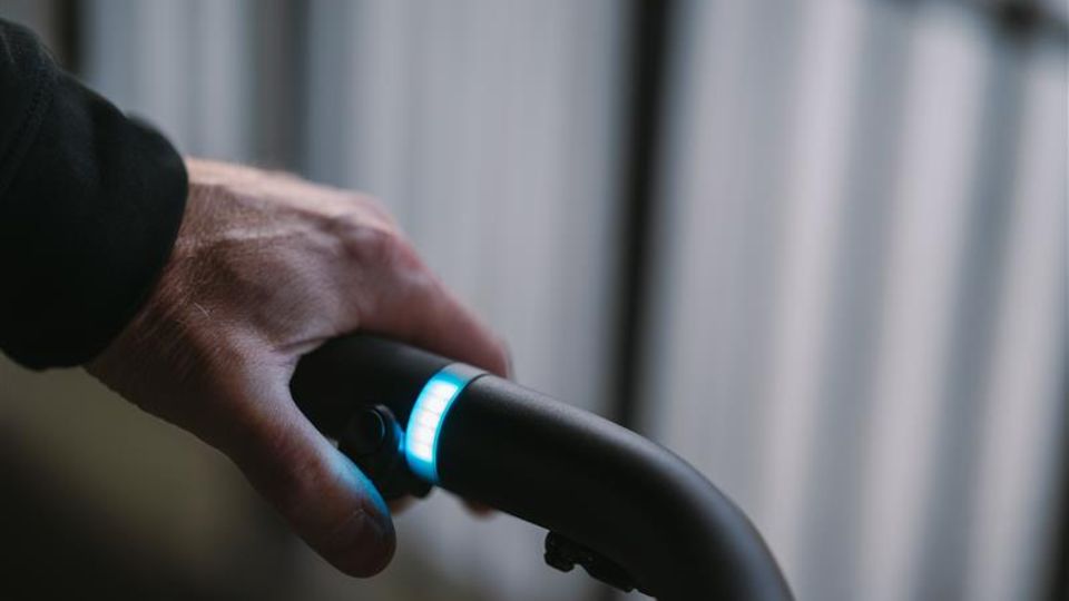 Detailansicht des Lenkers des VanMoof S6