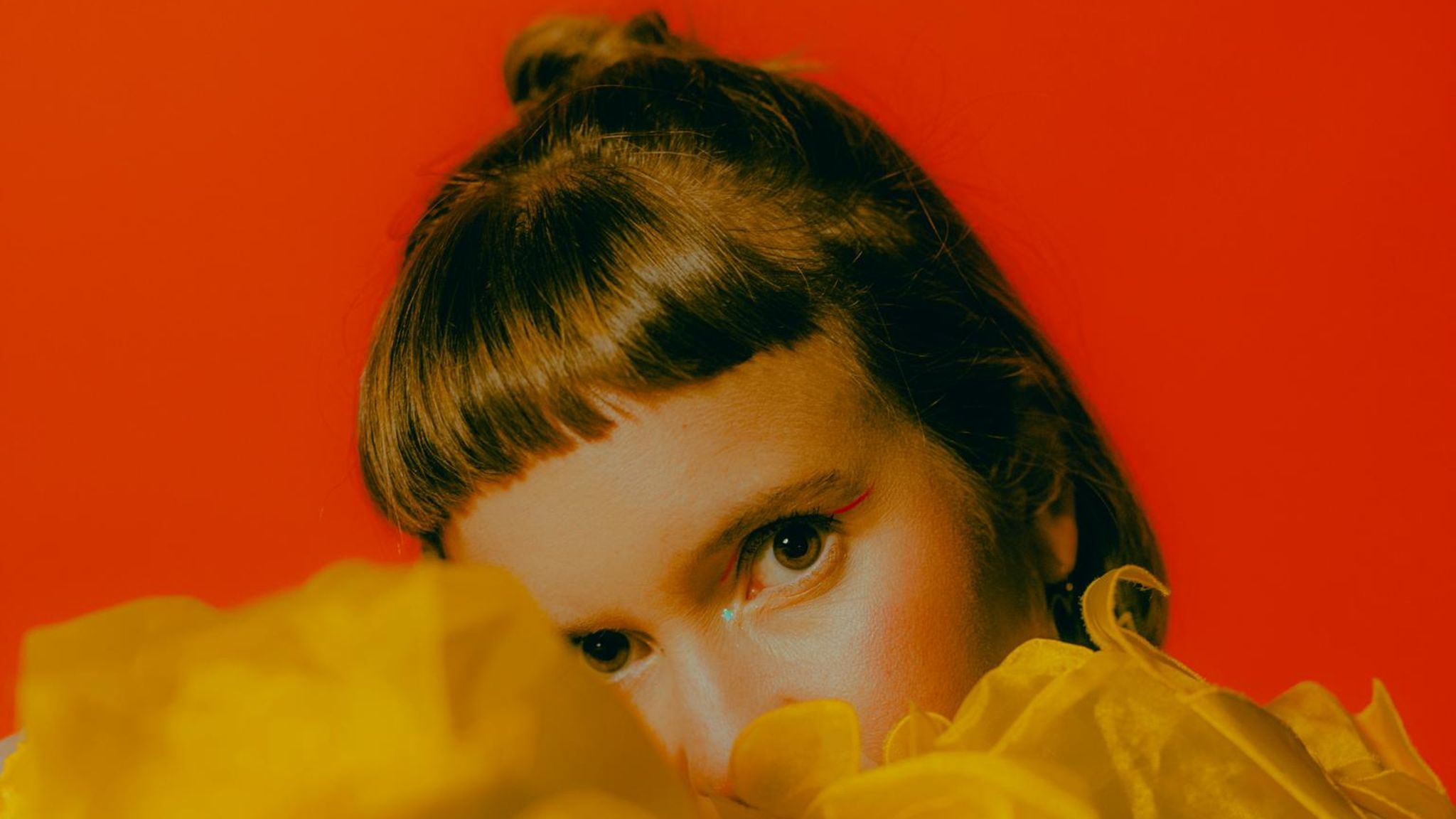 Caroline Wahl bei einem Fotoshooting vom STERN