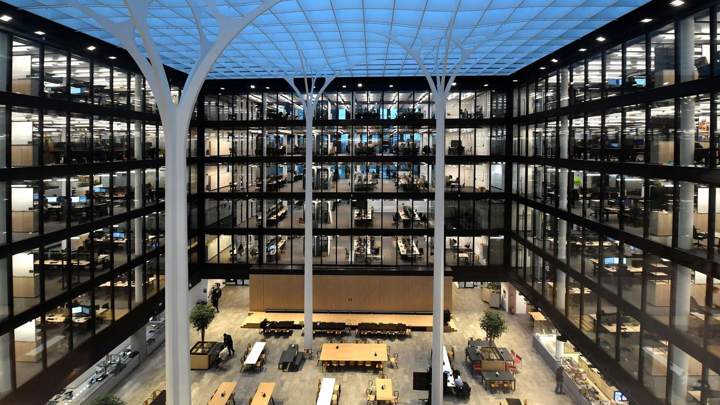 Amazon hat eine neue Deutschlandzentrale in München eröffnet Foto: -/Amazon/dpa