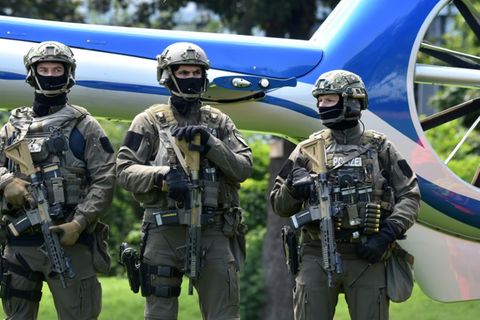Spezialkräfte von bayerischer Polizei