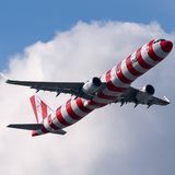 Die Condor fliegt unter anderem diese Flugzeuge. Hier sind die Plätze 29 A und 29 F fensterlos. Grund: Sie liegen an den Notausgängen