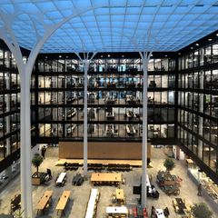 Amazon hat eine neue Deutschlandzentrale in München eröffnet Foto: -/Amazon/dpa