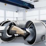 Eine computergenerierte Grafik von einem Fusionsreaktor