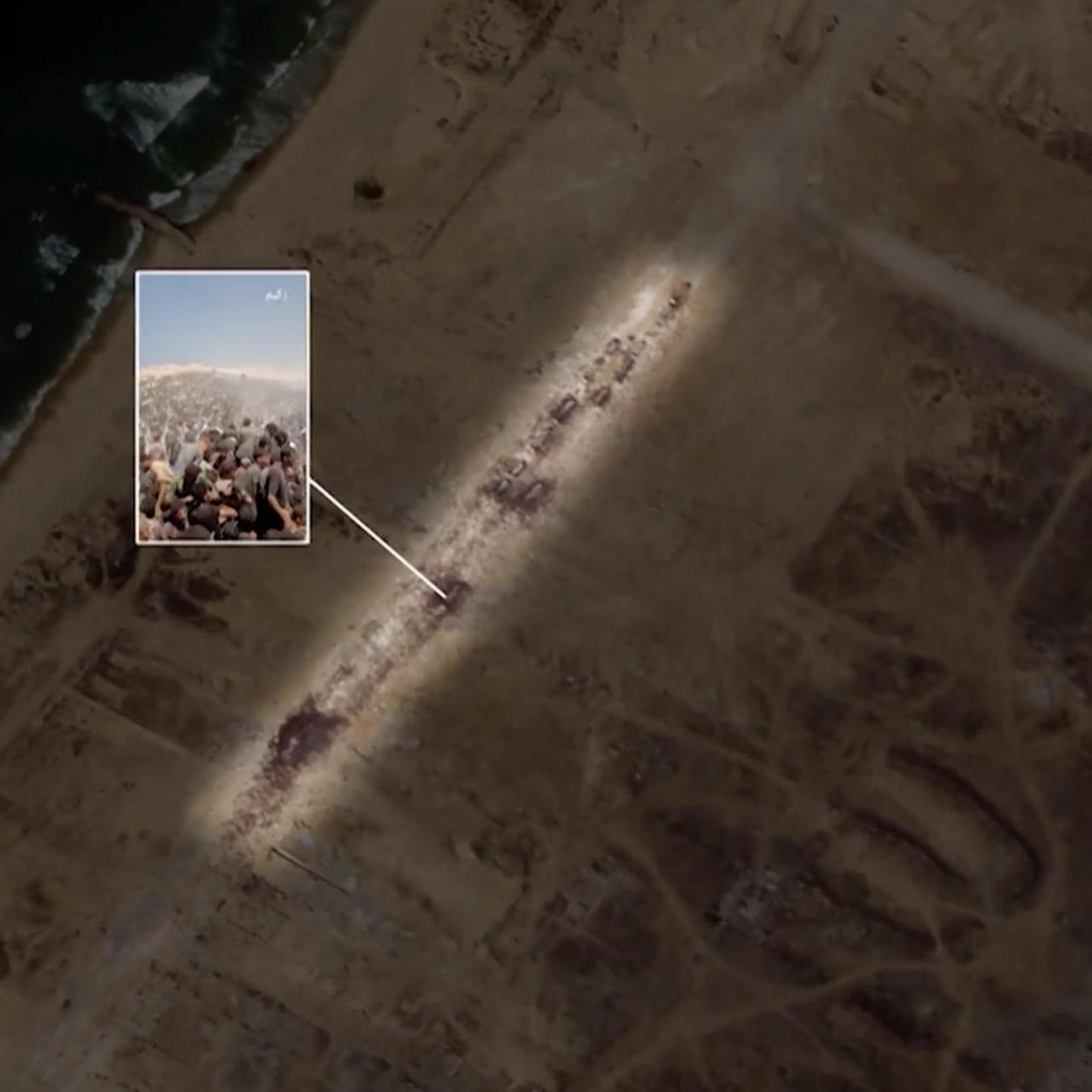 Satellitenbilder deuten auf Bulldozer-Gräber in Gaza hin