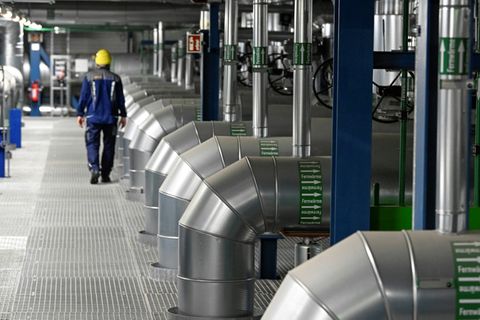 Fernwärmeanlage in Stuttgart