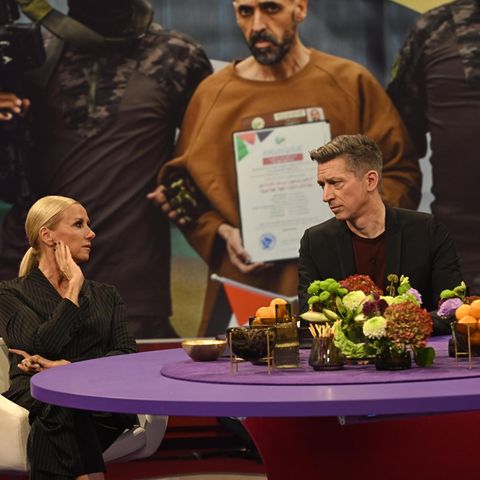 Andrea Kiewel und Steffen Hallaschka hatten bei "2025! Menschen, Bilder, Emotionen"