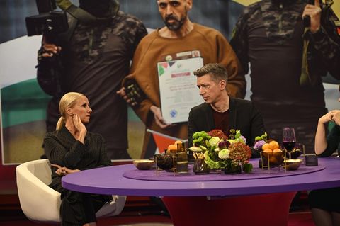 Andrea Kiewel und Steffen Hallaschka hatten bei "2025! Menschen, Bilder, Emotionen"