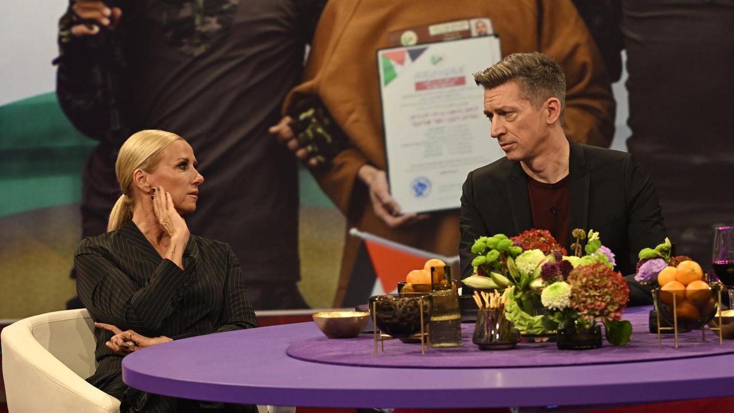 Andrea Kiewel und Steffen Hallaschka hatten bei "2025! Menschen, Bilder, Emotionen"