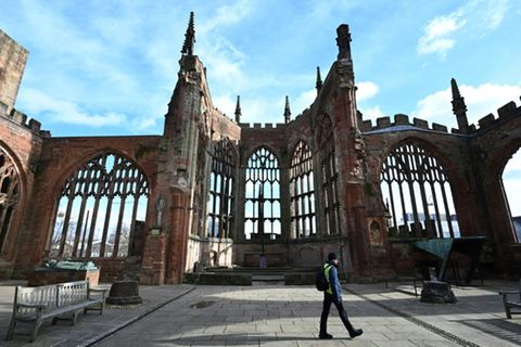 Ruinen der Kathedrale von Coventry