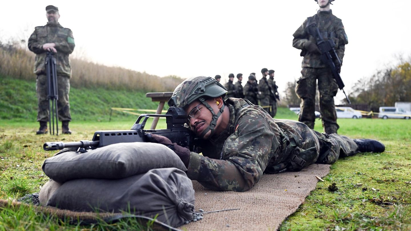 Medientag zur Basisausbildung bei der Bundeswehr Foto: Federico Gambarini/dpa