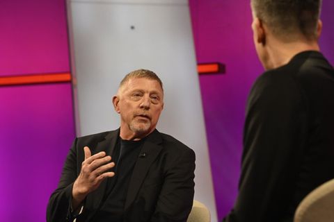 Boris Becker im Gespräch mit Steffen Hallaschka.