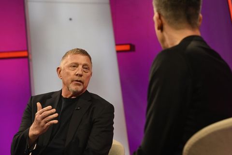 Boris Becker im Gespräch mit Steffen Hallaschka.
