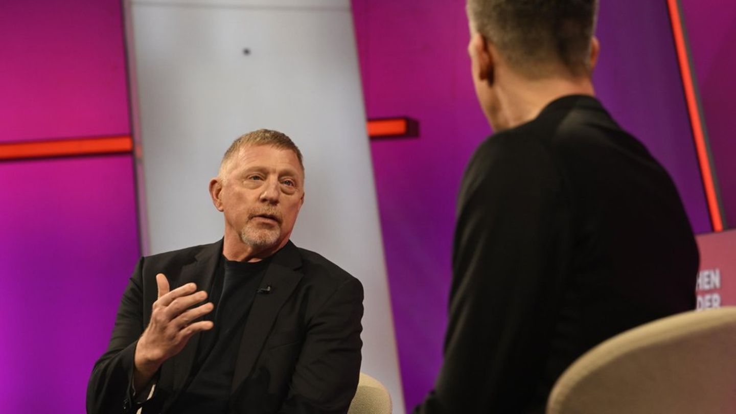 Boris Becker im Gespräch mit Steffen Hallaschka.