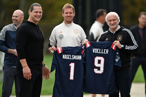 Bundestrainer Nagelsmann ist ein Fan des US-Sports. (Archivbild) Foto: Federico Gambarini/dpa