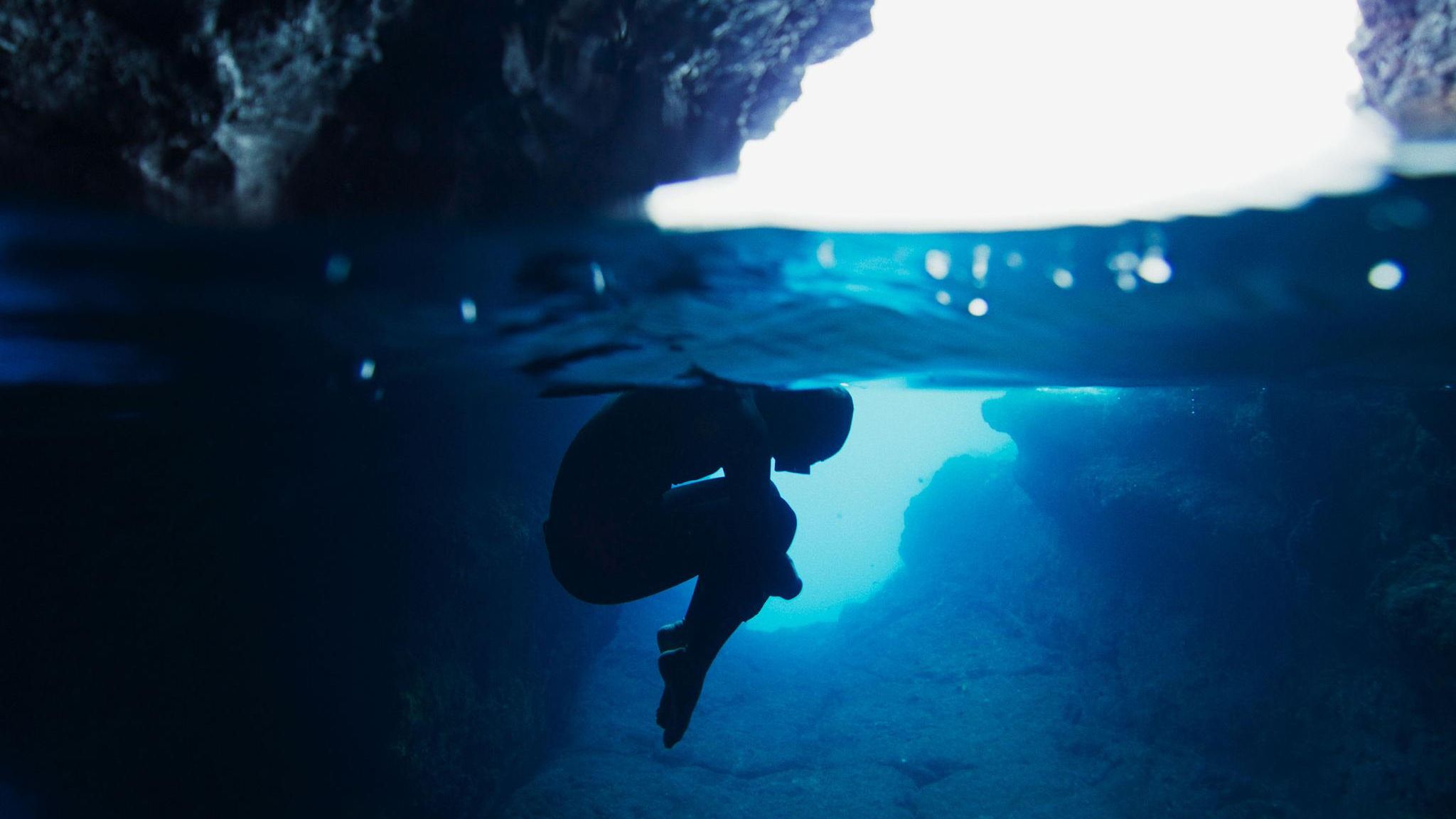 Jessea Lu unter Wasser