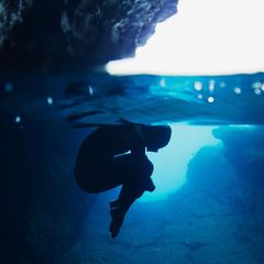 Jessea Lu unter Wasser